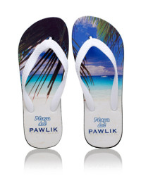 custom print flip flops